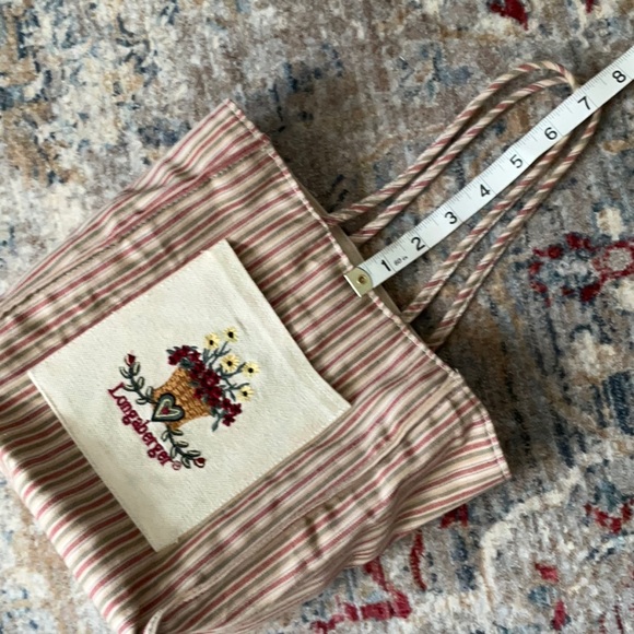 Excellent condition longaberger canvas tote - Picture 8 of 8